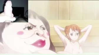 Nami And Nico Robin in the bath uncensored uncensored scene of Nami And Nico Robin