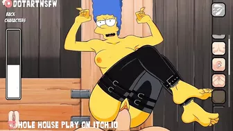 Marge Simpson Milf Legs Spread Missionary On Desk Anal Cum Filling - Hole House