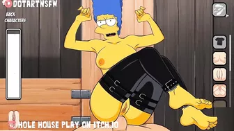 Marge Simpson Milf Legs Spread Missionary On Desk Anal Cum Filling - Hole House