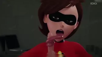 The Incredibles Elastigirl Sucking A Cock!