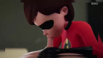 The Incredibles Elastigirl Sucking A Cock!