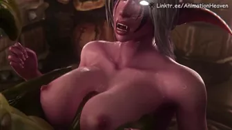 Night Elf Getting Titfucked & Cummed On || 4K60