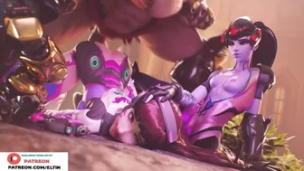 Widowmaker Watch Hard Anal Fucking Dva | Hottest Hentai Overwatch 4k 60fps