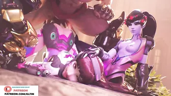 Widowmaker Watch Hard Anal Fucking Dva | Hottest Hentai Overwatch 4k 60fps