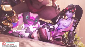 Widowmaker Watch Hard Anal Fucking Dva | Hottest Hentai Overwatch 4k 60fps