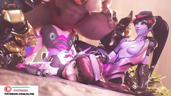 Widowmaker Watch Hard Anal Fucking Dva | Hottest Hentai Overwatch 4k 60fps