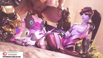 Widowmaker Watch Hard Anal Fucking Dva | Hottest Hentai Overwatch 4k 60fps