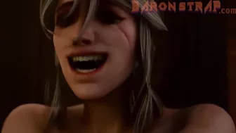 Yen Tickles Ciri's Oiled Feet