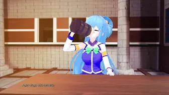 UN JUEGO DONDE PUEDES FOLLAR CON AQUA Y DARKNESS DE KONOSUBA - [Review y escenas] - ADVENTURER TRAIN