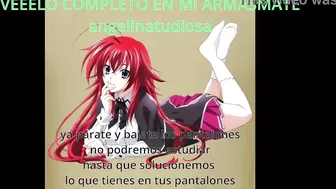 joi tu compañera de estudio te hace la paja, instrucciones para masturbarse anime hentai TRAILER RIAS GREMORY