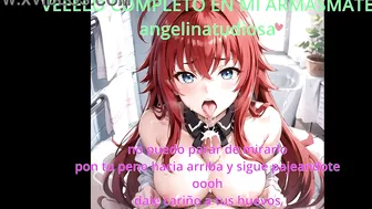 joi tu compañera de estudio te hace la paja, instrucciones para masturbarse anime hentai TRAILER RIAS GREMORY