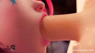 Seraphine from League of Legends Gets 3 Mouthfuls Of Cum