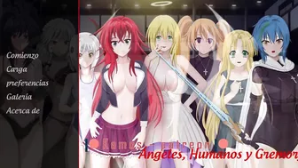 FUCKING THE BEAUTIFUL RIAS GREMORY IN THIS GAME - [Review and Scenes] - ANGELS, HUMANS AND GREMORY