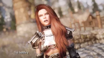 Aela Meets The Dragonborn