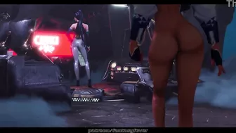 K/DA girls hot lesbian scene