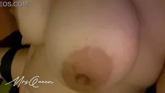 POV Perfect Massive Natural Tied-Up Tits get Slapped & Teased while Vibing & Moaning to Multiple Orgasms - Preview Video.