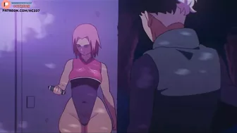 SAKURA HARUNO SECRET MISSION HENTAI STORY | NARUTO HENTAI ANIMATION 4K 60FPS