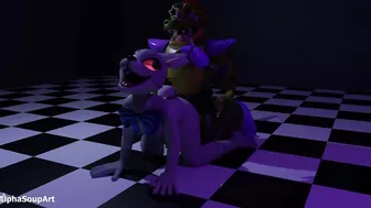 FNAF Vanny fucked by Gator