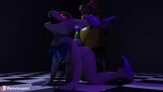 FNAF Vanny fucked by Gator