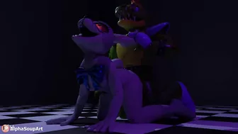 FNAF Vanny fucked by Gator