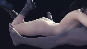 Teaser Lara Croft and Yennefer - 3D animation porn