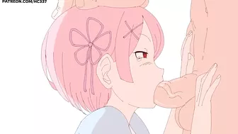 RAM RE ZERO HENTAI SRTORY ANIMATED CREAMPIE 60FPS