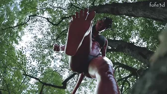 Giantess Karlach Stomping Kratos! [Animation]