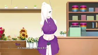 making the beautiful Ino undress before us - Simulation game - Isekai Brothel