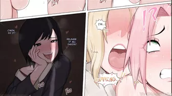 Tsunade ""Trains"" Sakura With Her Futa Cock ♥ Naruto Comic