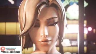 FUTANARI PHARAH X MERCY IN LOVE HOTEL HENTAI STORY | BEST OVERWATCH FUTA HENTAI ANIMATION 2024