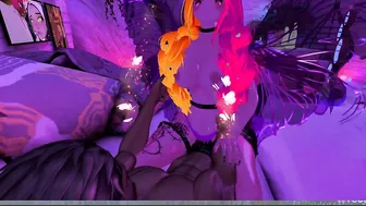 Follo con un fan en público en vrchat