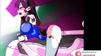 Dva Amazing Anal Robo-Dildo Fucking And Creampie | Hottest Overwatch Hentai 4k 60fps