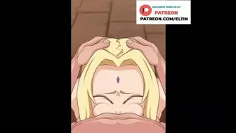 Tsunade Do Amazing Deep Blowjob And Getting Big Cum In Mouth |Hottest Naruto Hentai 4k 60fps