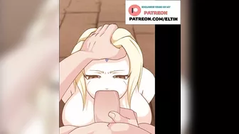 Tsunade Do Amazing Deep Blowjob And Getting Big Cum In Mouth |Hottest Naruto Hentai 4k 60fps