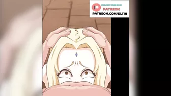 Tsunade Do Amazing Deep Blowjob And Getting Big Cum In Mouth |Hottest Naruto Hentai 4k 60fps