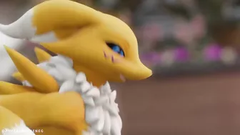 Furry step mother Renamon fucking you HARD POV