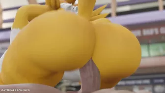 Furry step mother Renamon fucking you HARD POV