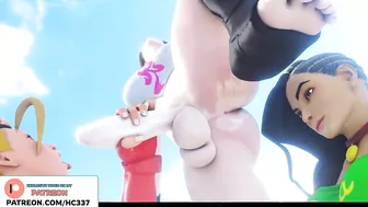 FUTANARI JURI GETTING PERFECT BLOWJOB FROM CAMMY | STREET FIGHTER FUTA HENTAI ANIMATION 4K 60FPS