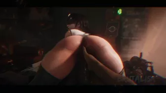 Tifa From Final Fantasy On Reverse Cowgirl!