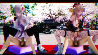 POV Virtual Reality Two Girls On Sex Kpop Music!