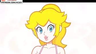 Futanari Princess Peach Fucked And Getting Creampie Futa Hentai Lesbian Animation 4K 60FPS