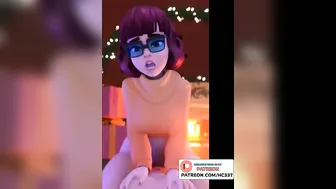 VELMA NEW YEAR DICK RIDING - SCOOBY DOO HENTAI ANIMATION