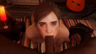 ellie blowjob sfm 3d