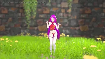 Chinese Girl Model 22 Undress Dance Hentai Mmd 3D Purple Hair Color Edit Smixix