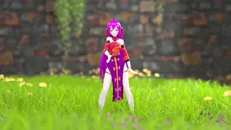 Chinese Girl Model 22 Undress Dance Hentai Mmd 3D Purple Hair Color Edit Smixix