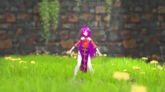 Chinese Girl Model 22 Undress Dance Hentai Mmd 3D Purple Hair Color Edit Smixix