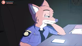 JUDY HOPPS MAKES HIM BECK FROM THE WORK ???? ZOOTOPIA HENTAI STORY