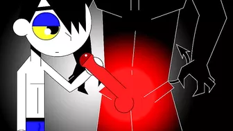 EMO FEMBOY JERKS DEVIL DICK OFF! animation