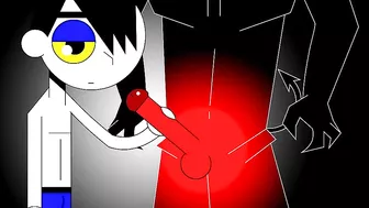 EMO FEMBOY JERKS DEVIL DICK OFF! animation