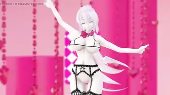 Megurine Luka Nude Dance Vocaloid Hentai Mmd 3D Black Eyes Color Edit Smixix